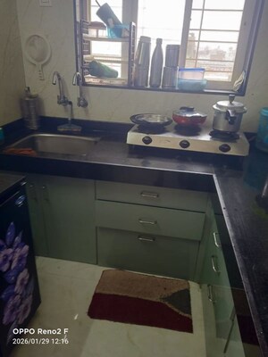 Kitchen in 1 BHK Apartment at Kalwad – for Rent