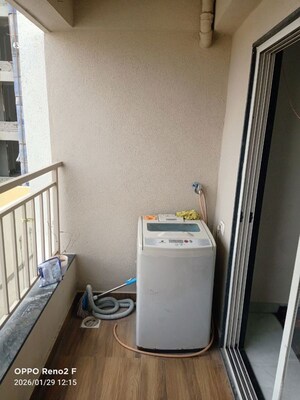 Balcony in 1 BHK Apartment at Kalwad – for Rent