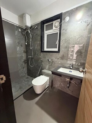 Bathroom in 3 BHK Apartment at Kundan Espacio, Balewadi – for Rent
