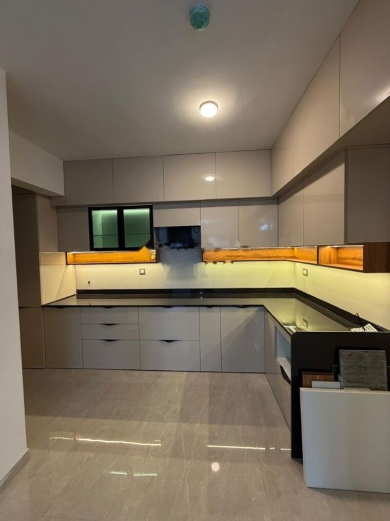 Kitchen, kundan-espacio 3 Bedroom 1200 Sq.Ft. Apartment In Balewadi Pune 9947789