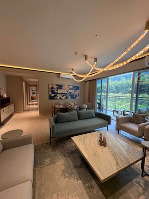 Living Room in 3.5 BHK Apartment at Conscient Elaira Residences, Sector 80 – for Sale