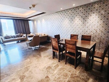 Dining area in 3 BHK Apartment at Lodha Trump Tower, Worli – for Rent