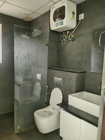 Bathroom in 3.5 BHK Apartment at International Airport Road – for Rent