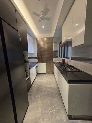 Kitchen in 3 BHK Apartment at Lodha Trump Tower, Worli – for Rent