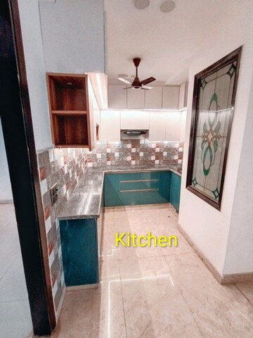 Kitchen in 4 BHK Apartment at Mahavir Enclave 1 – for Sale