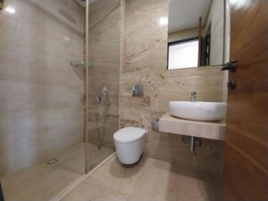 Bathroom in 3 BHK Apartment at Omkar 1973, Worli – for Rent