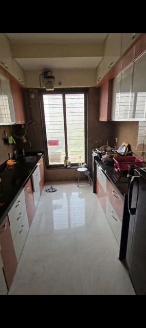 Kitchen in 2 BHK Apartment at Lodha Fiorenza, Goregaon East – for Rent