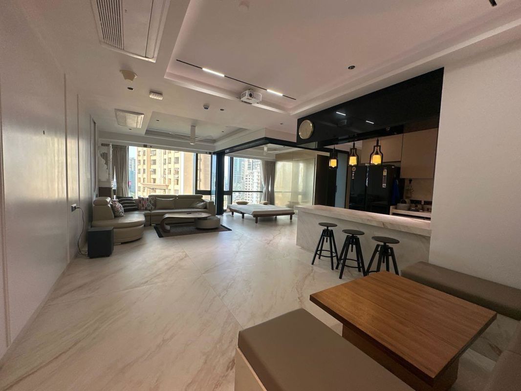 3 BHK + Pooja Room,Extra Room Apartment For Rent in Lodha Trump Tower