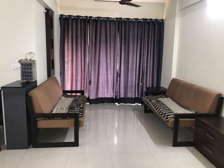 Living Room, shaligram-prime 3 Bedroom 1314 Sq.Ft. Apartment In Ghuma Ahmedabad 9947976