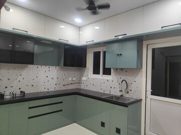 Kitchen in 3 BHK Apartment at Rajapushpa Provincia, Narsingi – for Rent