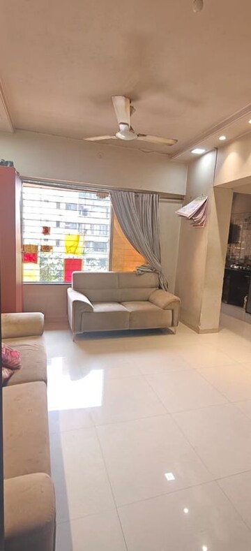 Living Room in 1 BHK Apartment at Silicon Park, Malad West – for Sale