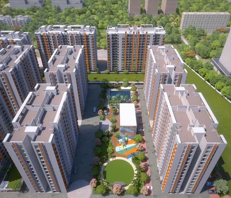 Exterior View, majestique-rhythm-county-phase-2 3 Bedroom 1288 Sq.Ft. Apartment In Handewadi Pune 9948028
