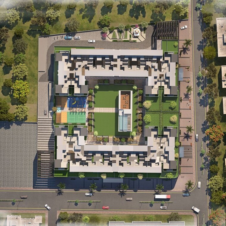 Master Plan, majestique-rhythm-county-phase-2 3 Bedroom 1288 Sq.Ft. Apartment In Handewadi Pune 9948028