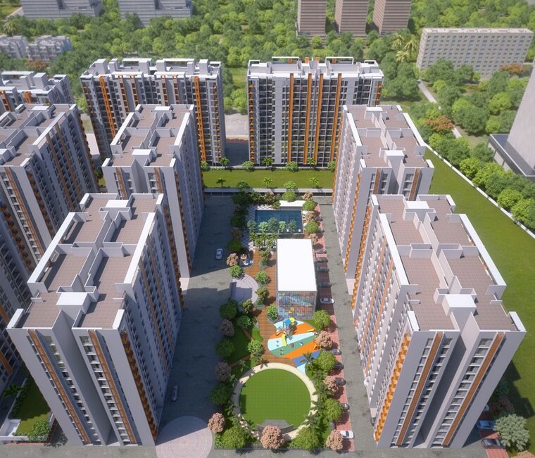 Exterior View, majestique-rhythm-county-phase-2 3 Bedroom 1205 Sq.Ft. Apartment In Handewadi Pune 9948077