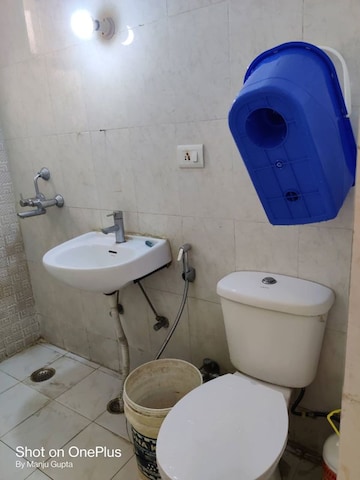 Bathroom in 2 BHK Builder Floor at Migsun Alpha Central, Alpha Ii Greater Noida – for Rent
