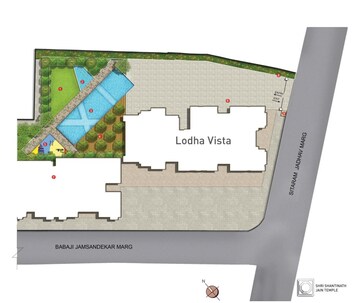 Master Plan in 2 BHK Apartment at Lodha Vista, Lower Parel – for Sale