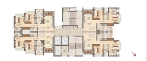 Floor Plan in 2 BHK Apartment at Lodha Vista, Lower Parel – for Sale