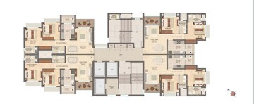 Floor Plan in 2 BHK Apartment at Lodha Vista, Lower Parel – for Sale