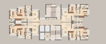 Floor Plan in 2 BHK Apartment at Lodha Vista, Lower Parel – for Sale