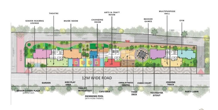 Master Plan, dsk-tarangan-park 5 Bedroom 2830 Sq.Ft. Apartment In Kothrud Pune 9948126