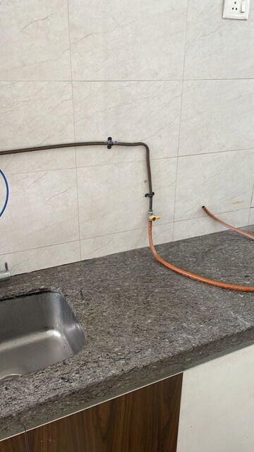 Kitchen in 2 BHK Apartment at Duville Riverdale Heights, Kharadi – for Rent