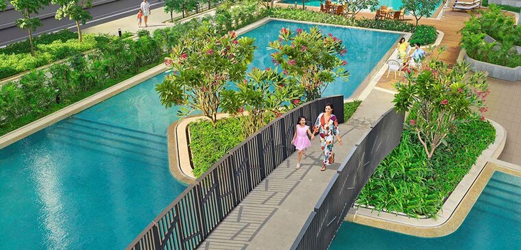 Swimming Pool, abhyudaya 2 Bedroom 700 Sq.Ft. Builder Floor In Abhyudaya Mumbai 9948188