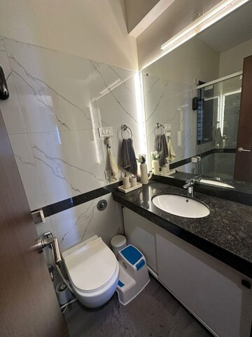 Bathroom in 2 BHK Apartment at K Raheja Raheja Residency, Malad East – for Rent