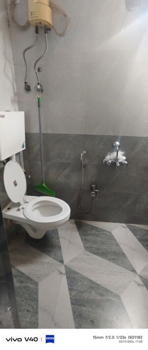 Bathroom in 2 BHK Apartment at K Raheja Heights, Malad East – for Rent