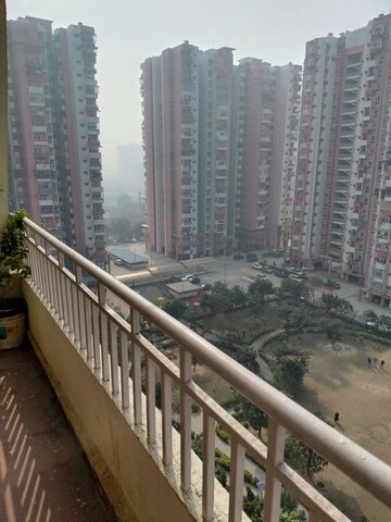 Balcony in 3.5 BHK Apartment at UPAVP Ganga Yamuna And Hindon Enclave, Pratap Vihar – for Rent