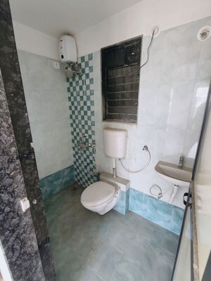 Bathroom in 1 BHK Apartment at Shubham Giriraj Swastik, Kopri – for Sale