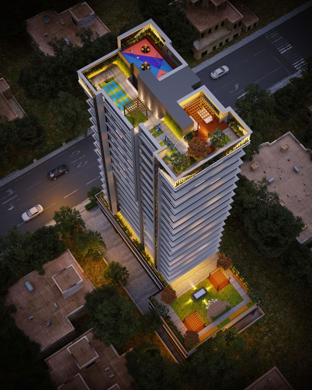 3 BHK + Pooja Room 821 Sq.Ft. Apartment in Alliance Abhimanyu