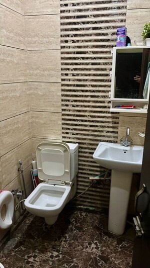 Bathroom in 3 BHK Apartment at Trishla City, Patiala Road – for Sale