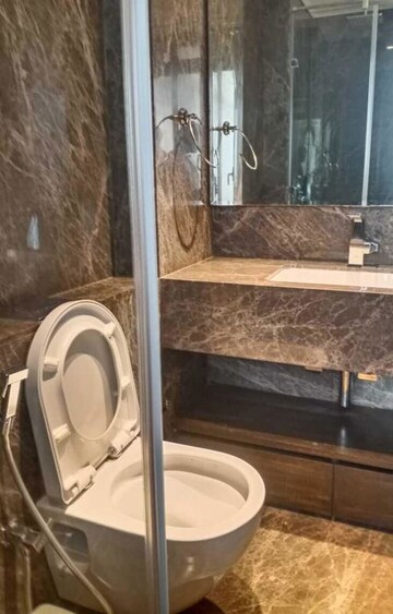 Bathroom in 4 BHK Apartment at Lodha Trump Tower, Worli – for Sale