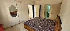 Bedroom in 3 BHK Apartment at Karia Konark Avenue 9, Kalyani Nagar – for Rent