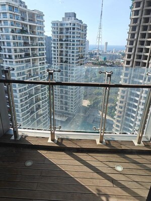 Balcony in 4 BHK Apartment at Lodha World View, Worli – for Sale