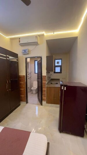 Kitchen in Studio Builder Floor at Vipul Square, Sushant Lok I – for Rent