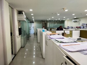 Kitchen in  Office Space at Chinar Park – for Rent