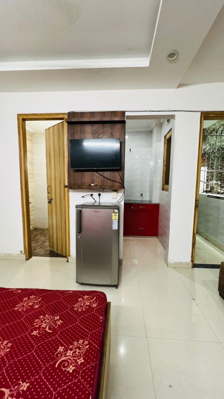 Bedroom, minarch-tower 1 RK 450 Sq.Ft. Builder Floor In Sector 44 Gurgaon 9949608