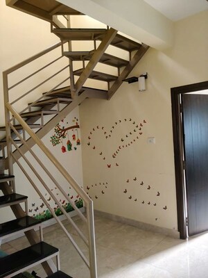 Staircase in 3 BHK Villa at Radiant Silver Oak, Yelenahalli – for Rent