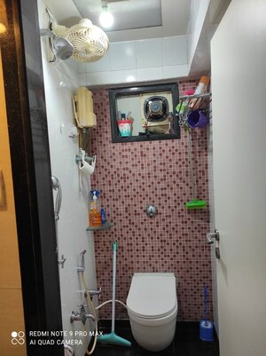 Bathroom in 1 BHK Apartment at God Gifts Building, Lower Parel – for Sale