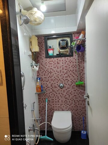 Bathroom in 1 BHK Apartment at God Gifts Building, Lower Parel – for Sale
