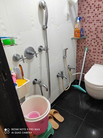 Bathroom in 1 BHK Apartment at God Gifts Building, Lower Parel – for Sale