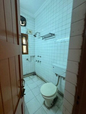Bathroom in 4 BHK Apartment at Saket – for Rent