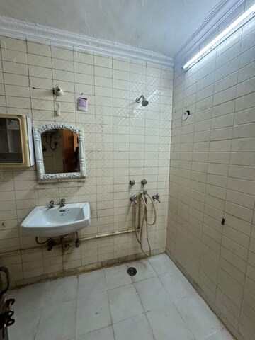 Bathroom in 4 BHK Apartment at Saket – for Rent