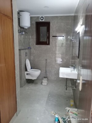 Bathroom in 3 BHK Apartment at Vasant Kunj – for Rent