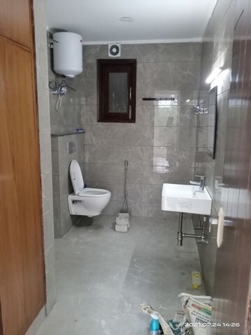 Bathroom in 3 BHK Apartment at Vasant Kunj – for Rent