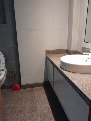 Bathroom in 3 BHK Builder Floor at Chittaranjan Park – for Rent