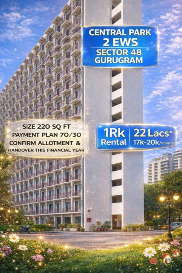 Exterior View, central-park-ii-bellevue 1 RK 240 Sq.Ft. Apartment In Sector 48 Gurgaon 9949753