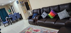 Living Room in 3 BHK Apartment at Golf Edge, Gachibowli – for Rent