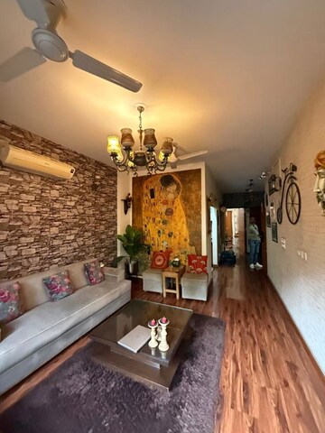 Living Room in 3 BHK Builder Floor at Chittaranjan Park – for Rent